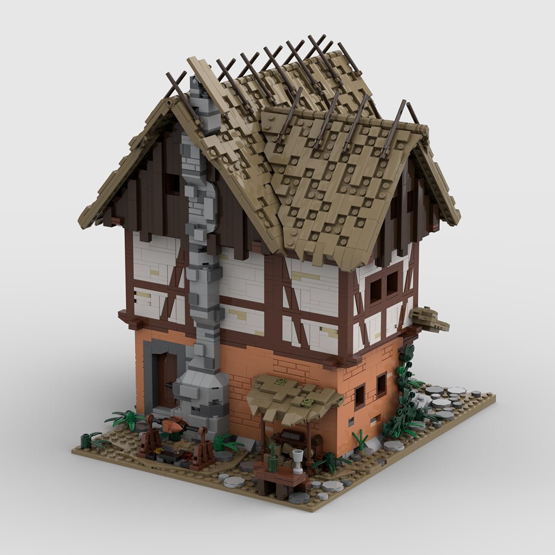 Medieval Taylorsgreen Village Tavern Inn Klemmbausteine - LesDiy - Klemmbausteine