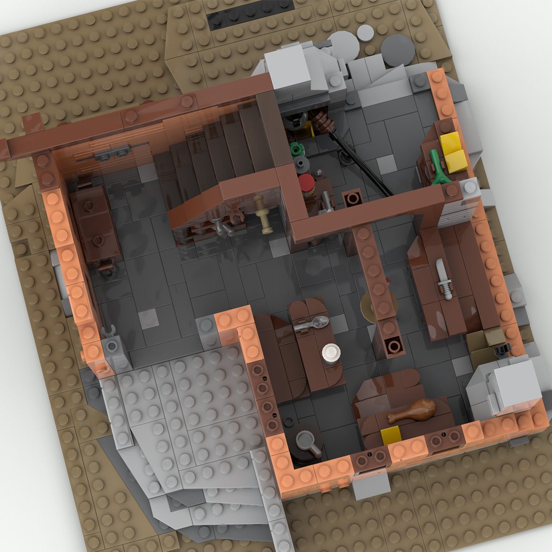 Medieval Taylorsgreen Village Tavern Inn Klemmbausteine - LesDiy - Klemmbausteine