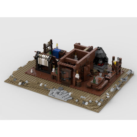 Medieval Taylorsgreen Village Weaving House Klemmbausteine - LesDiy - Klemmbausteine