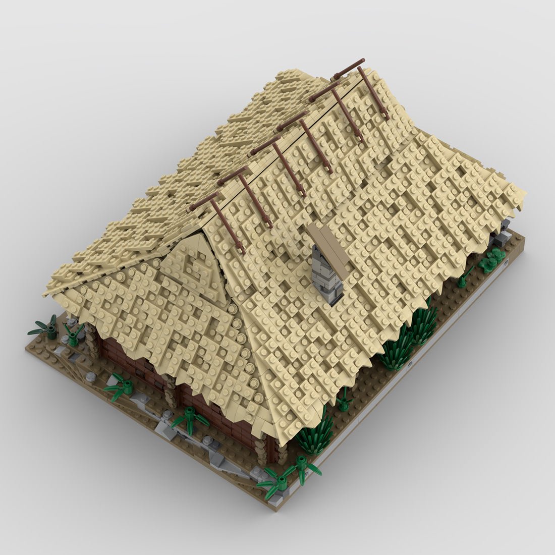 Medieval Taylorsgreen Village Weaving House Klemmbausteine - LesDiy - Klemmbausteine