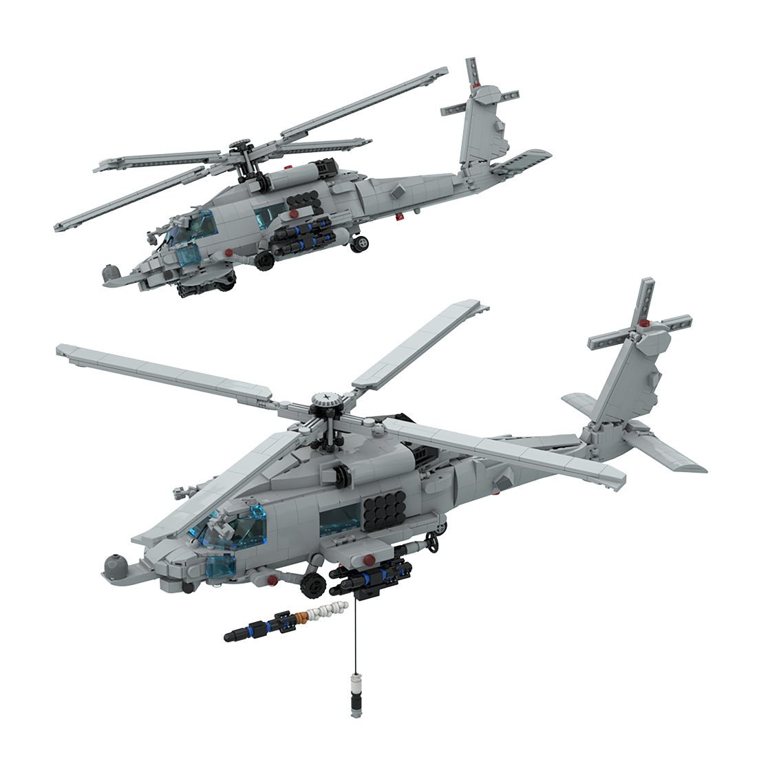 MH - 60R Seahawk - Hubschrauber Klemmbausteine - LesDiy - Klemmbausteine