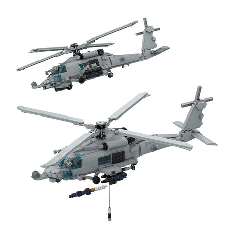 MH - 60R Seahawk - Hubschrauber Klemmbausteine - LesDiy - Klemmbausteine