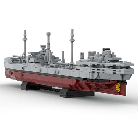 Militärischer MOC - T2 - Tanker im Maßstab 1:485 klemmbausteine - LesDiy - Klemmbausteine