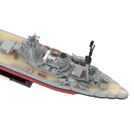 Militärisches Schlachtschiff Nelson im Maßstab 1/300 Klemmbausteine - LesDiy - Klemmbausteine