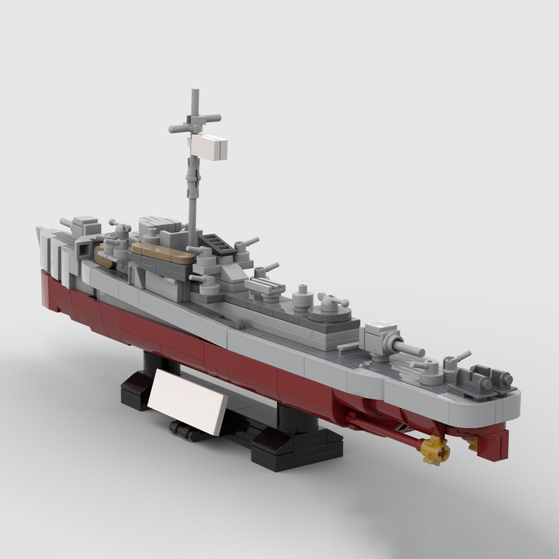 Militärzerstörer Samuel B. Roberts DE - 413 im Maßstab 1:300 klemmbausteine - LesDiy - Klemmbausteine