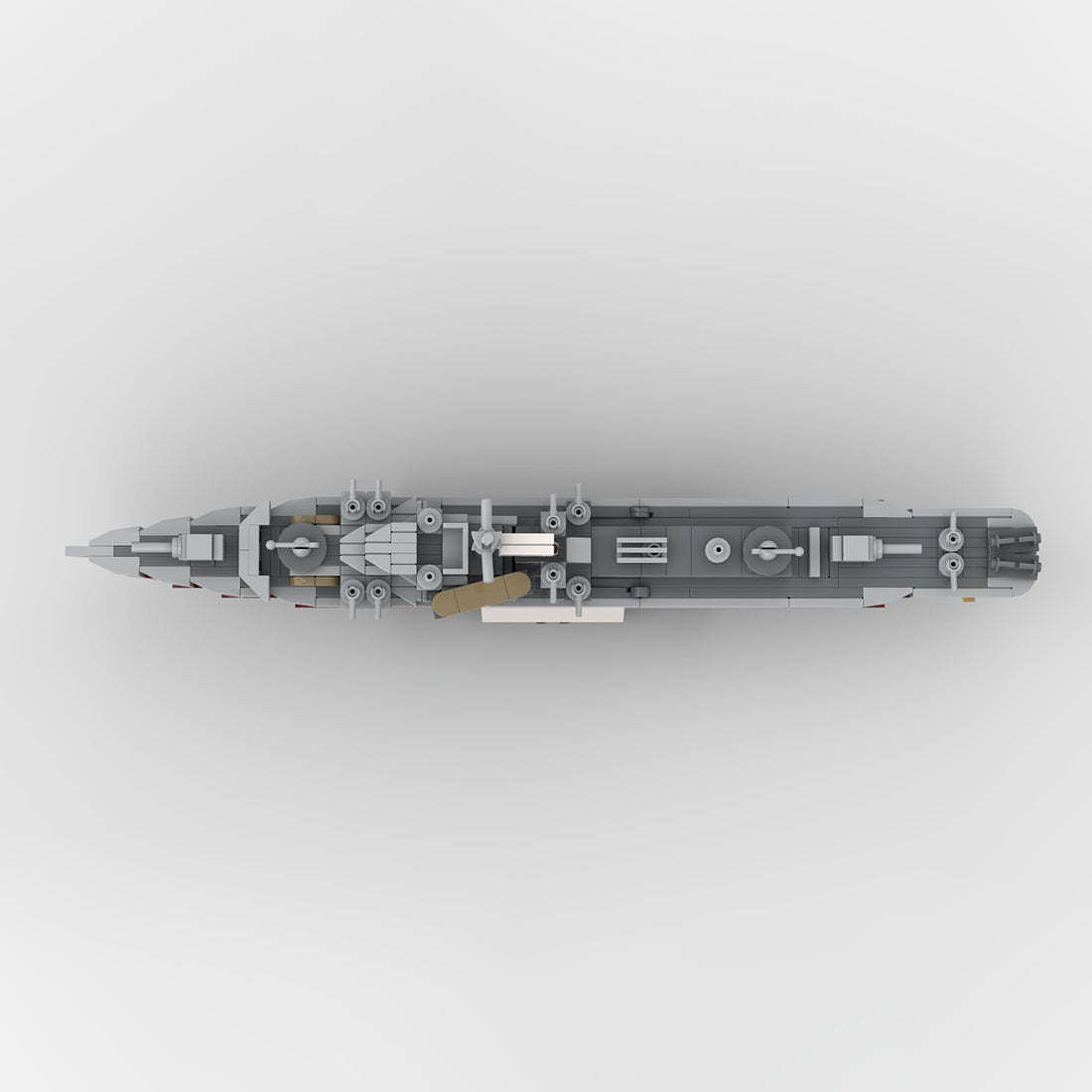 Militärzerstörer Samuel B. Roberts DE - 413 im Maßstab 1:300 klemmbausteine - LesDiy - Klemmbausteine