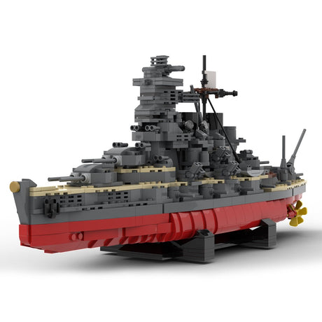 Mini - Schlachtschiff Bismarck Klemmbausteine - LesDiy - Klemmbausteine