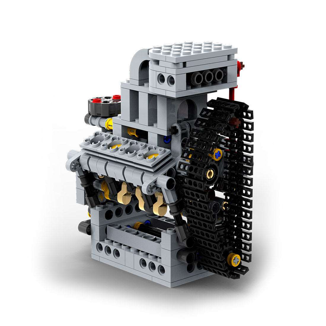 Mini V8 Engine Klemmbausteine - LesDiy - Klemmbausteine