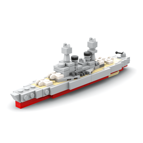 Mini Warship Set 1 Klemmbausteine - LesDiy - Klemmbausteine
