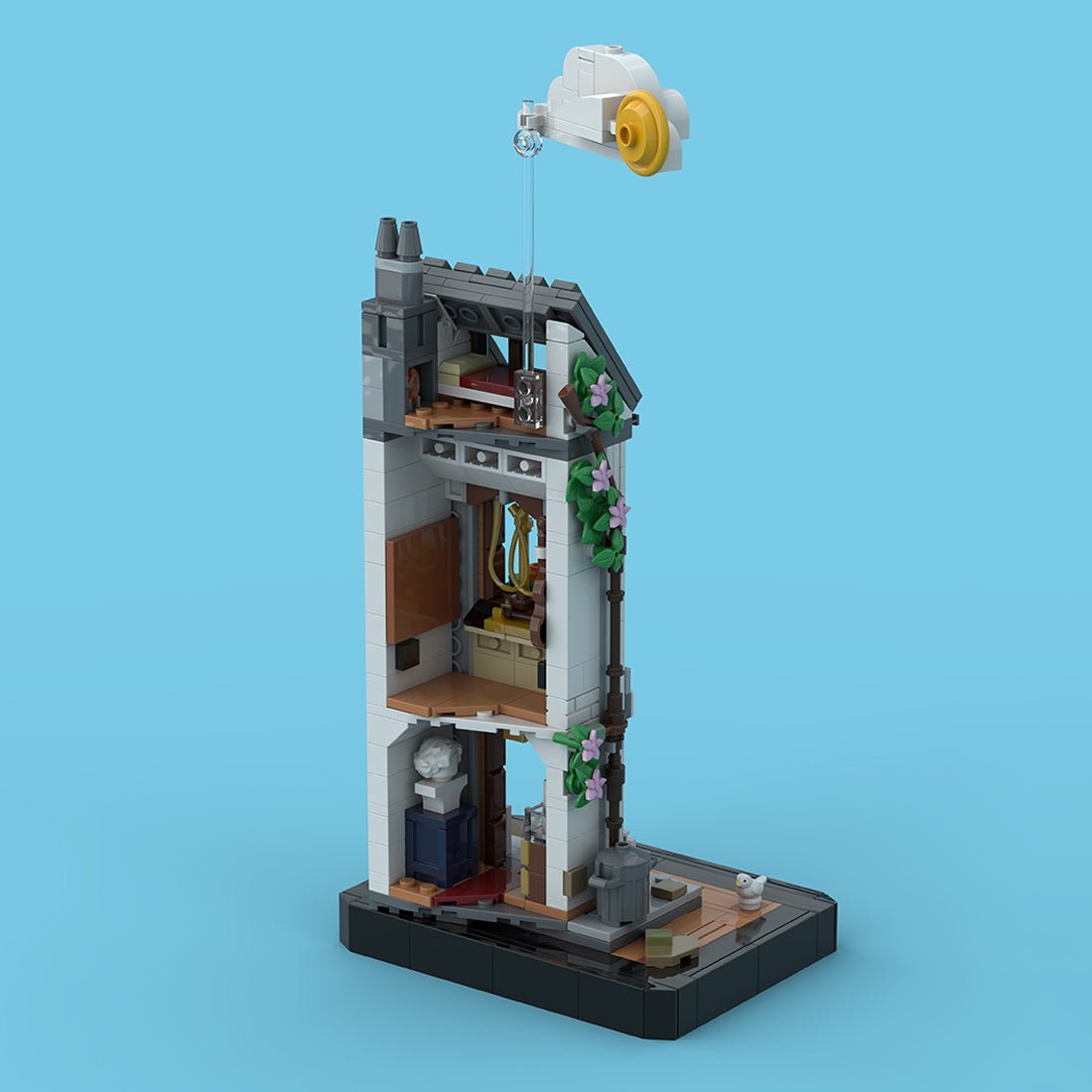 Miniature Musician’s House Klemmbausteine - LesDiy - Klemmbausteine