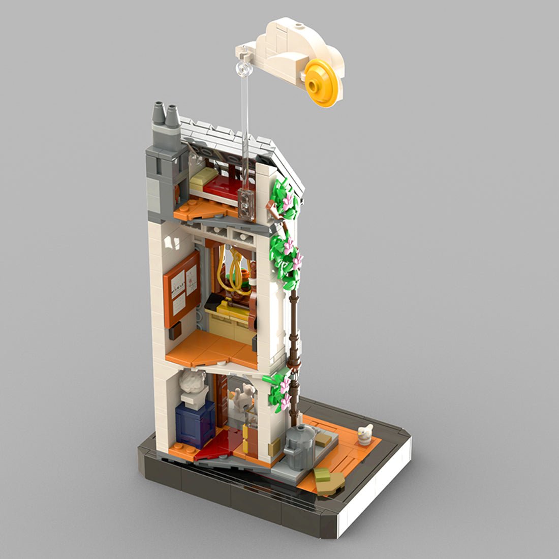 Miniature Musician’s House Klemmbausteine - LesDiy - Klemmbausteine