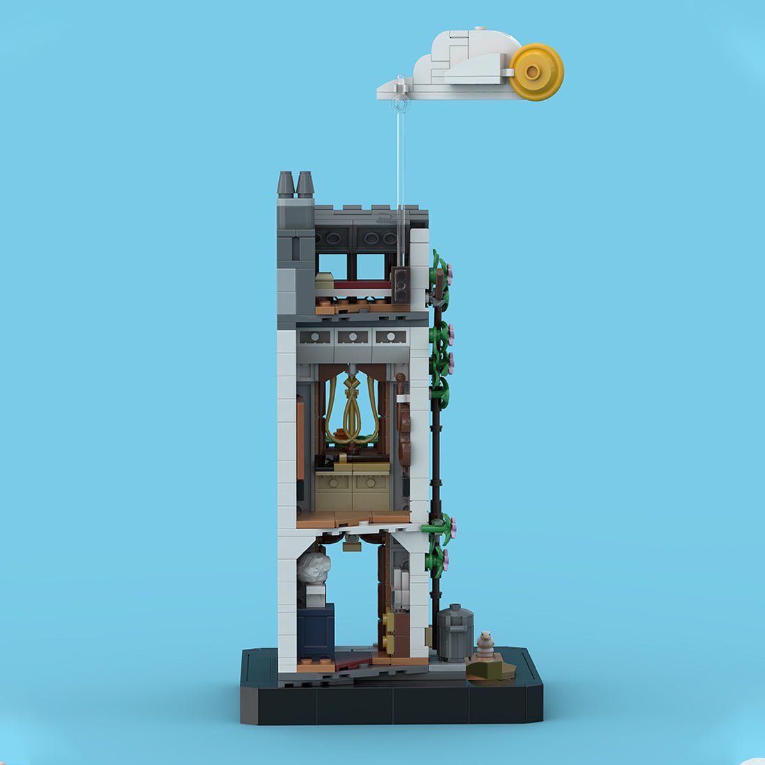 Miniature Musician’s House Klemmbausteine - LesDiy - Klemmbausteine