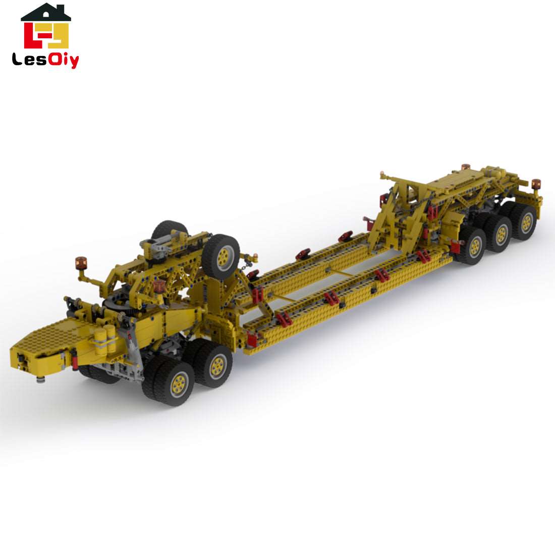 Mit Suspension Heavy Equipment Transport Vehicle - LesDiy - Klemmbausteine