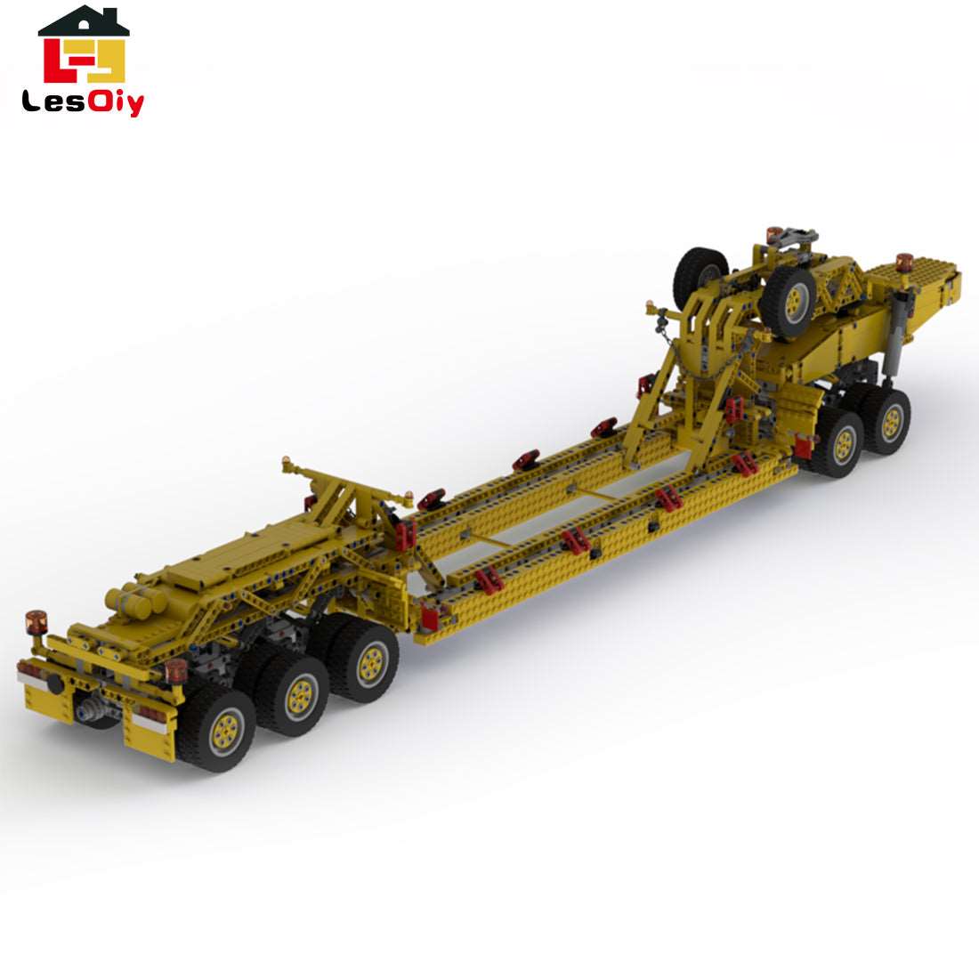 Mit Suspension Heavy Equipment Transport Vehicle - LesDiy - Klemmbausteine