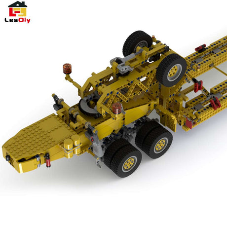 Mit Suspension Heavy Equipment Transport Vehicle - LesDiy - Klemmbausteine
