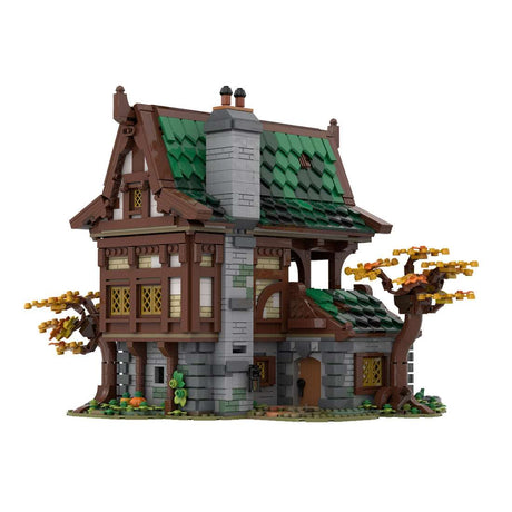 Mittelalterliche grüne Schmiede Klemmbausteine - LesDiy - Klemmbausteine