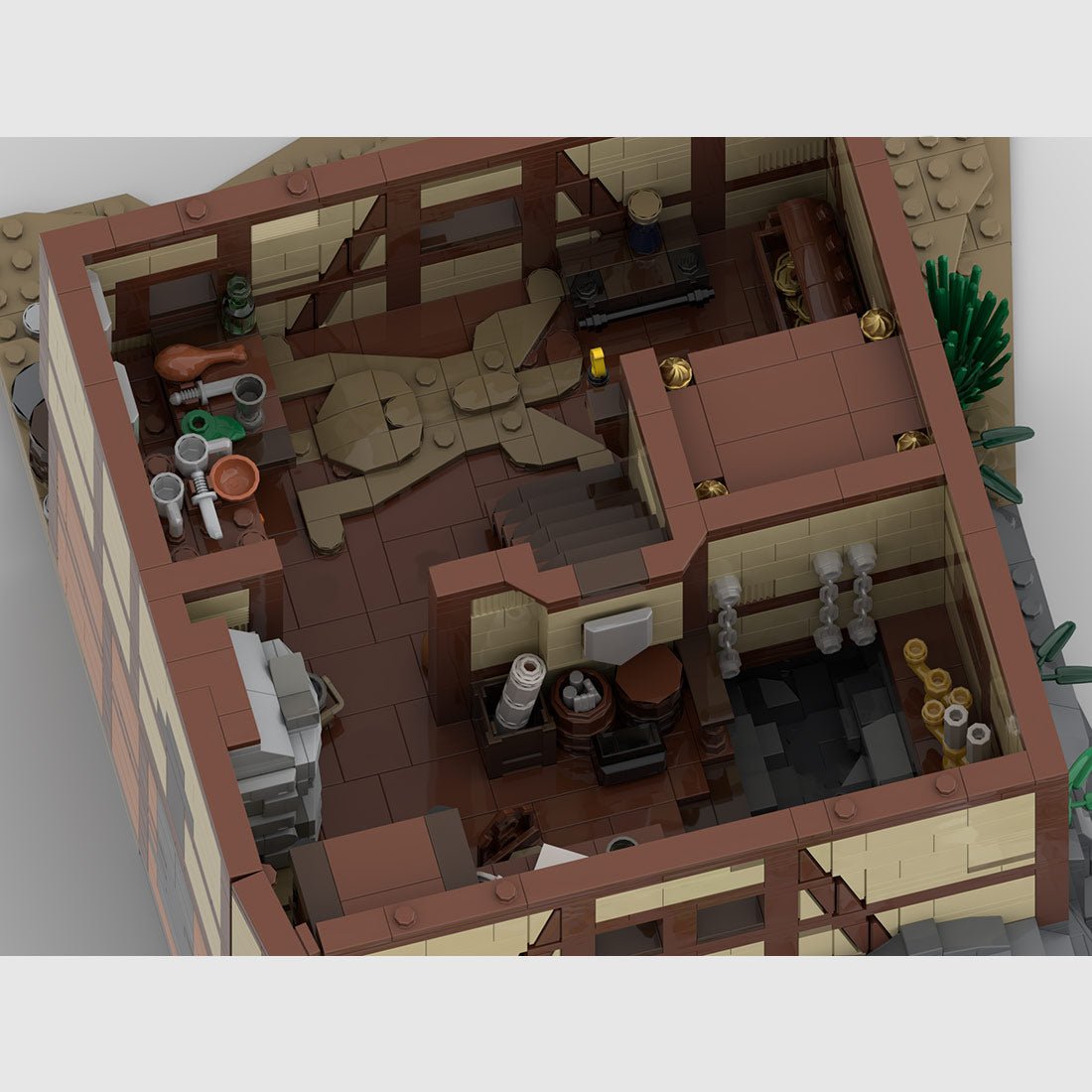 Mittelalterlicher Dorfladen in Taylorsgreen Klemmbausteine - LesDiy - Klemmbausteine