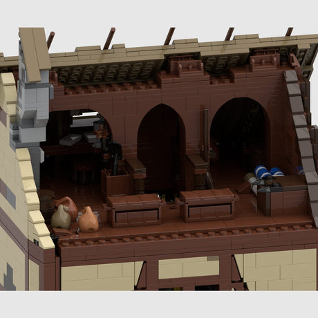 Mittelalterlicher Dorfladen in Taylorsgreen Klemmbausteine - LesDiy - Klemmbausteine
