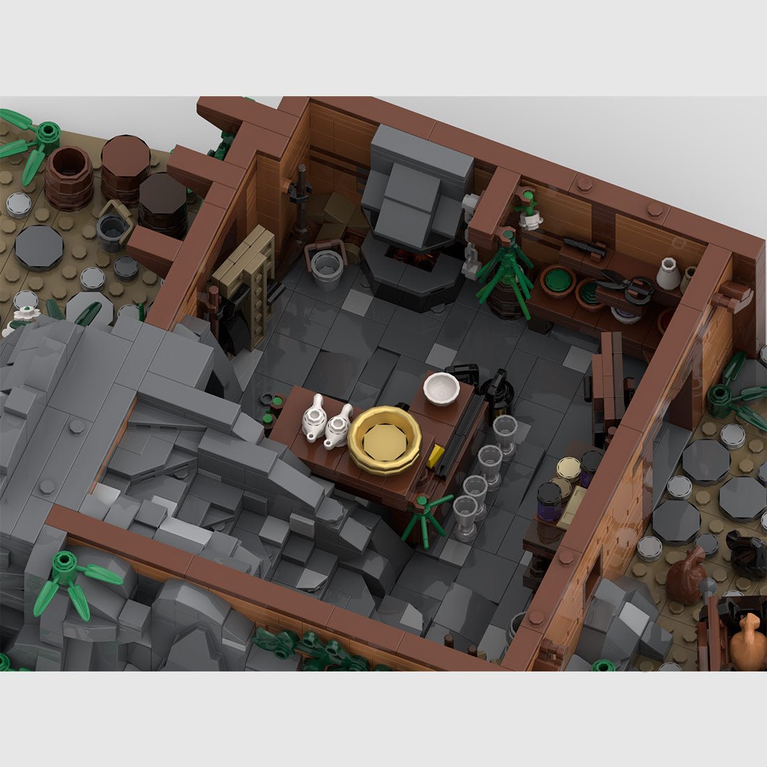 Mittelalterlicher Dorfladen in Taylorsgreen Klemmbausteine - LesDiy - Klemmbausteine