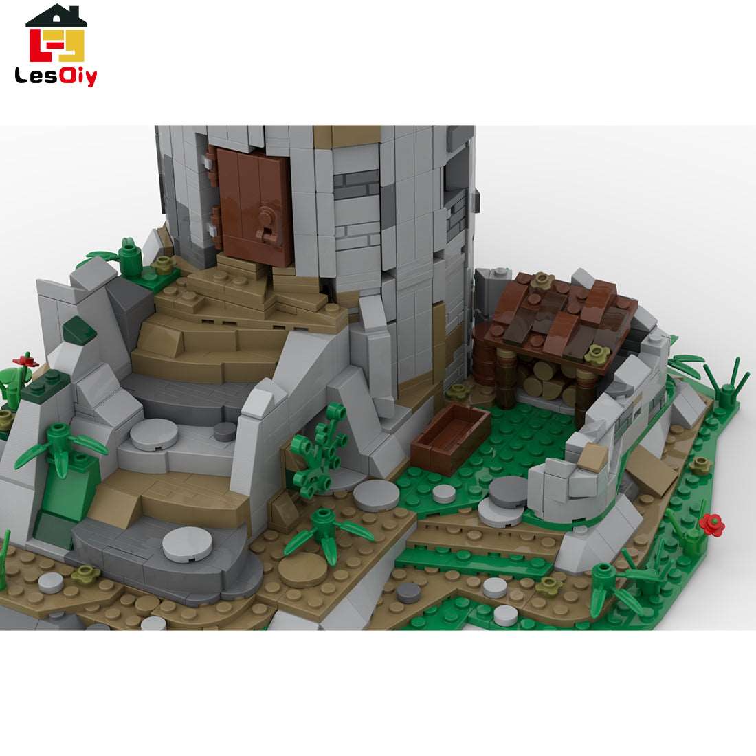 Mittelalterlicher Steinturm Klemmbausteine - LesDiy - Klemmbausteine