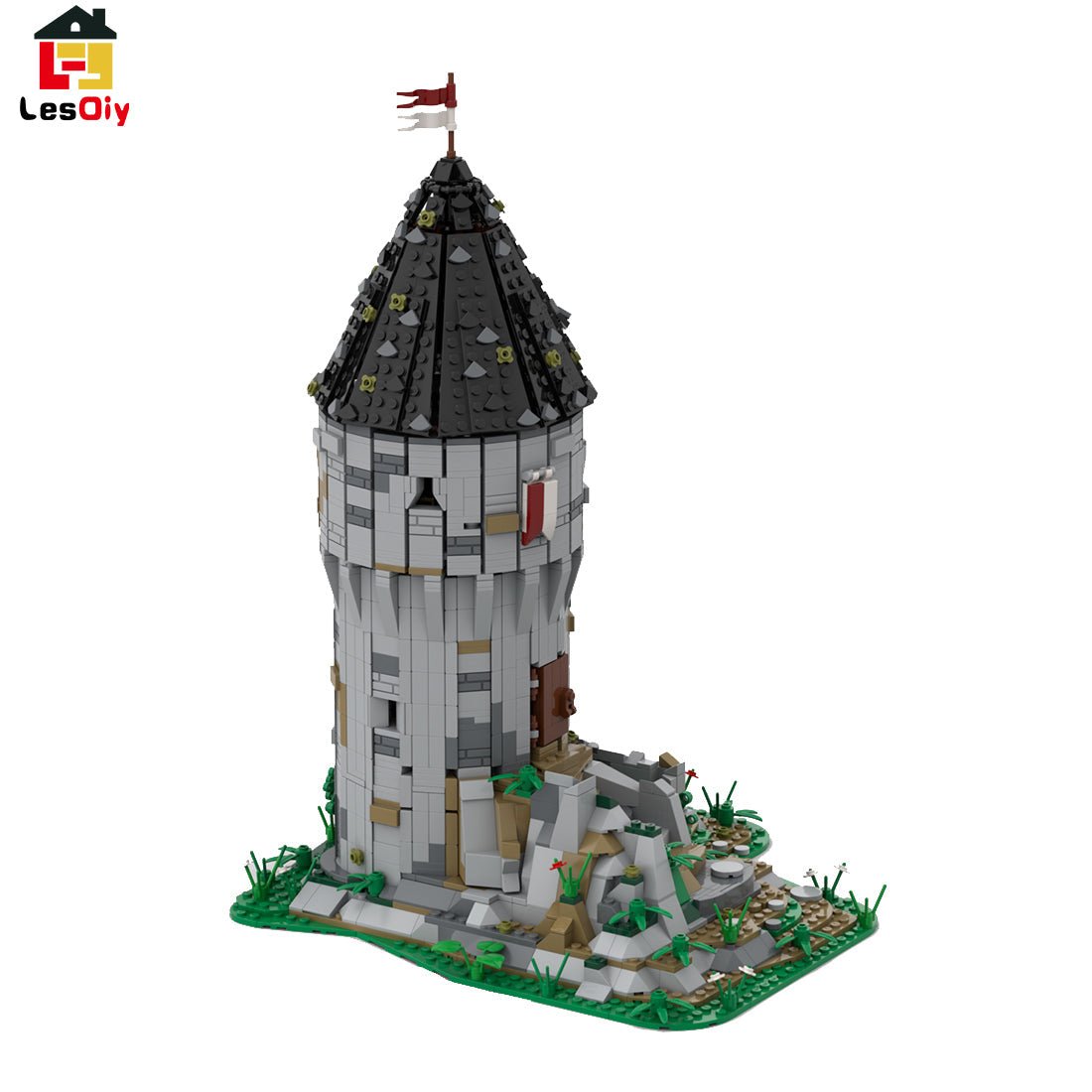 Mittelalterlicher Steinturm Klemmbausteine - LesDiy - Klemmbausteine
