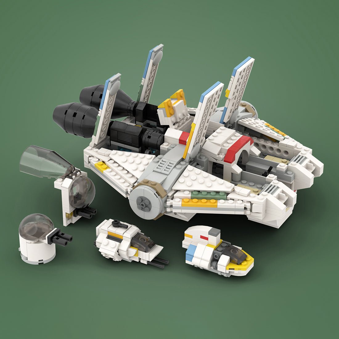 MOC - 100661 Midi Ghost & Phantom Klemmbausteine - LesDiy - Klemmbausteine