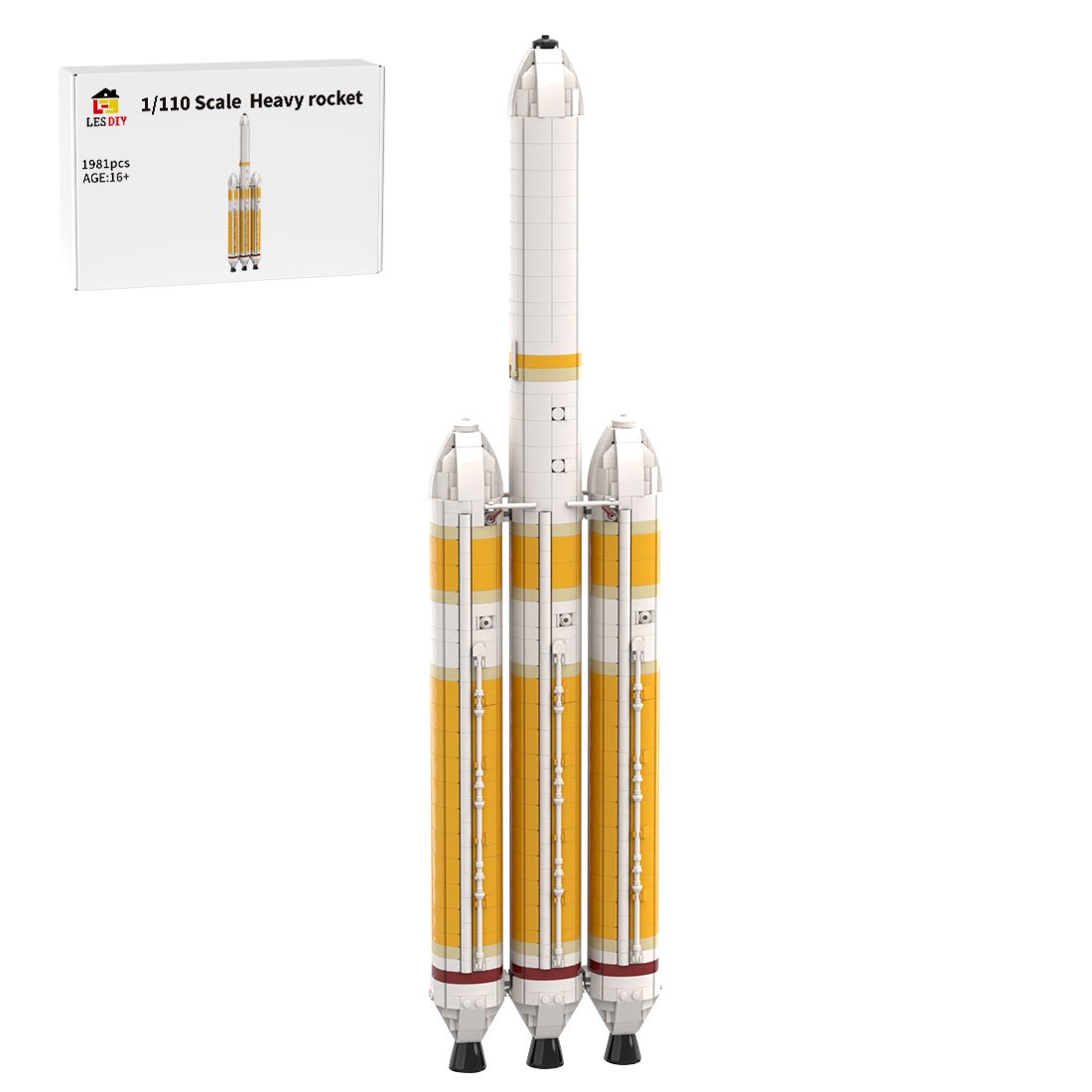 MOC - 101254 Delta IV Heavy with Parker Solar Probe Klemmbausteine - LesDiy - Klemmbausteine