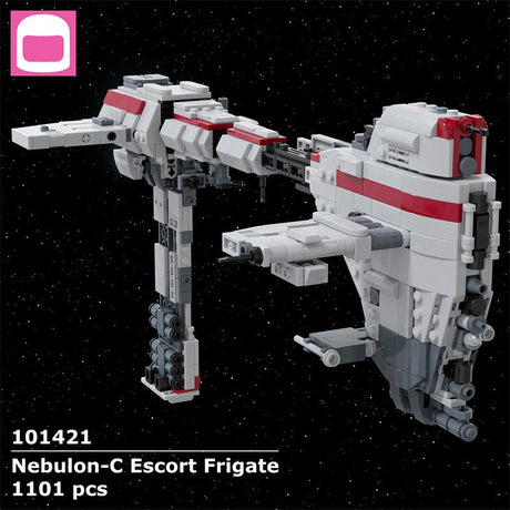 MOC - 101421 Nebulon - C Escort Frigate Klemmbausteine - LesDiy - Klemmbausteine