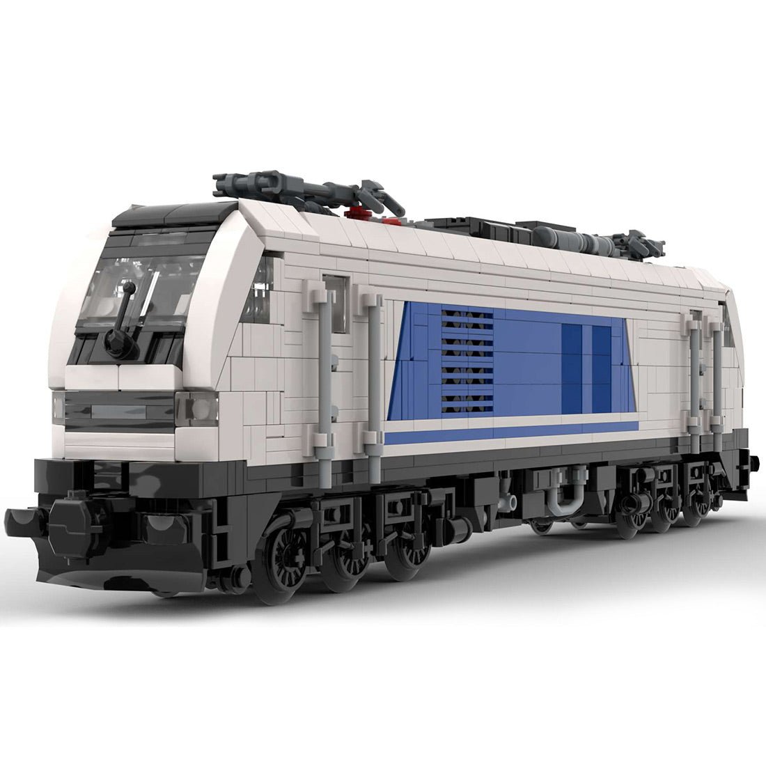 MOC - 102558 6wide Static Version BR 159 - Eurodual Hybrid Locomotive - LesDiy - Klemmbausteine