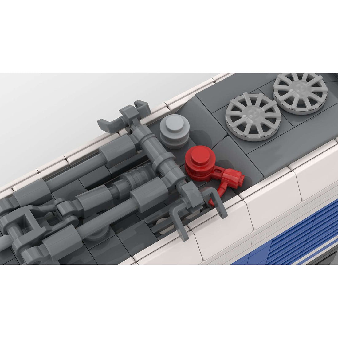 MOC - 102558 6wide Static Version BR 159 - Eurodual Hybrid Locomotive - LesDiy - Klemmbausteine