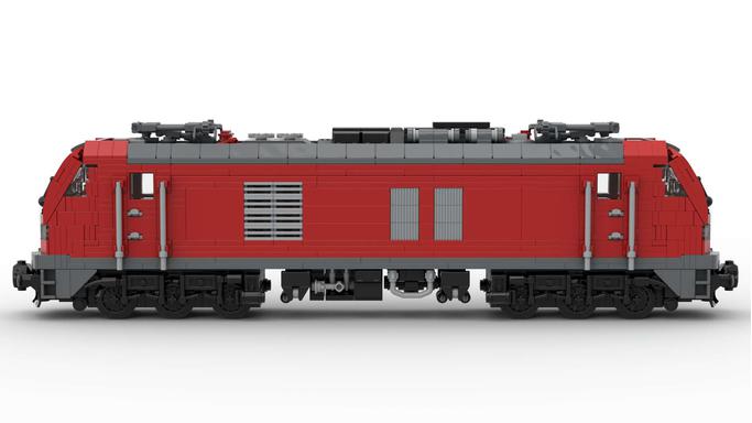 MOC - 102558 6wide Static Version BR 159 - Eurodual Hybrid Locomotive - LesDiy - Klemmbausteine