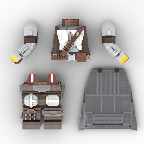 MOC - 102953 Mandalorian Klemmbausteine - LesDiy - Klemmbausteine