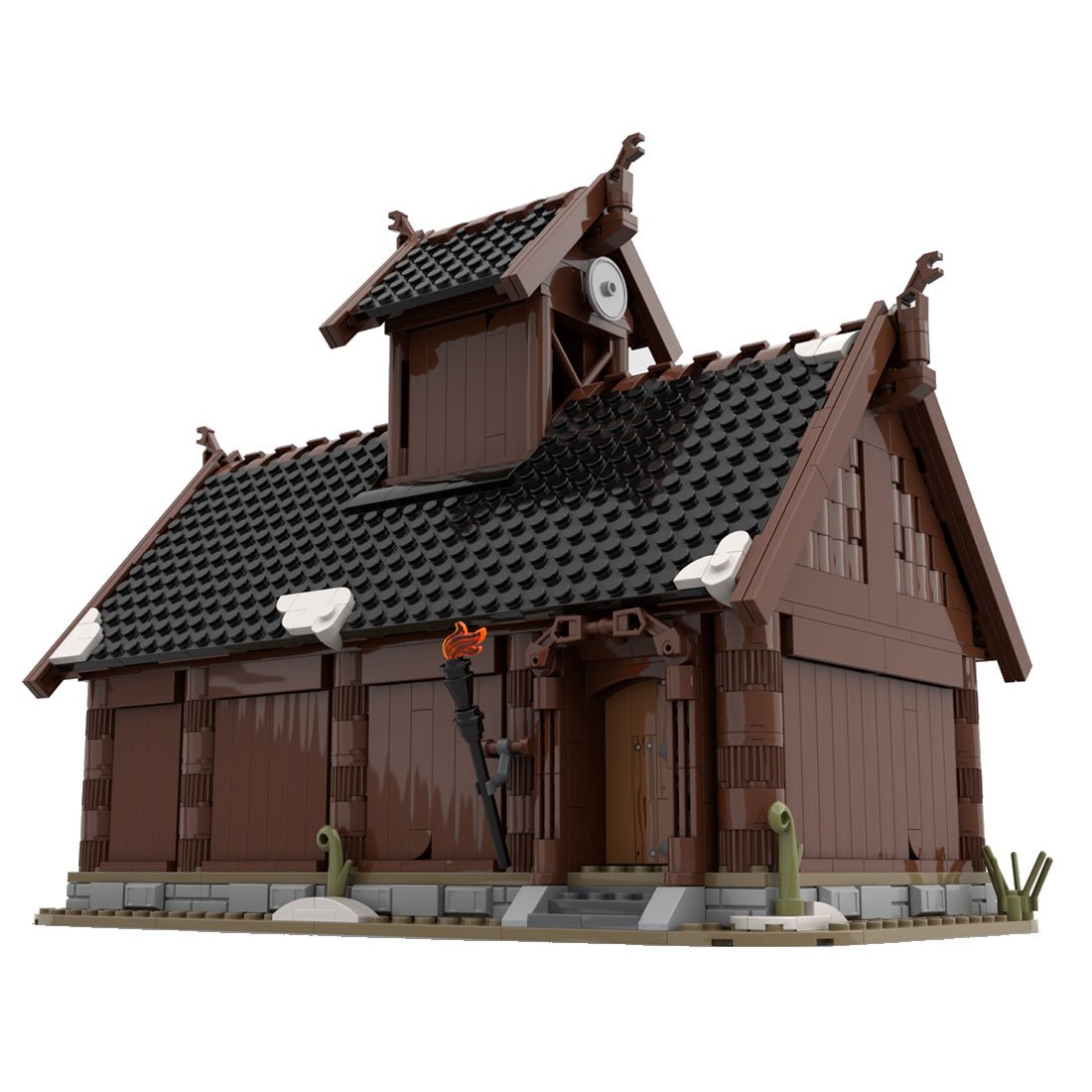 MOC - 104429 Viking God House Klemmbausteine - LesDiy - Klemmbausteine