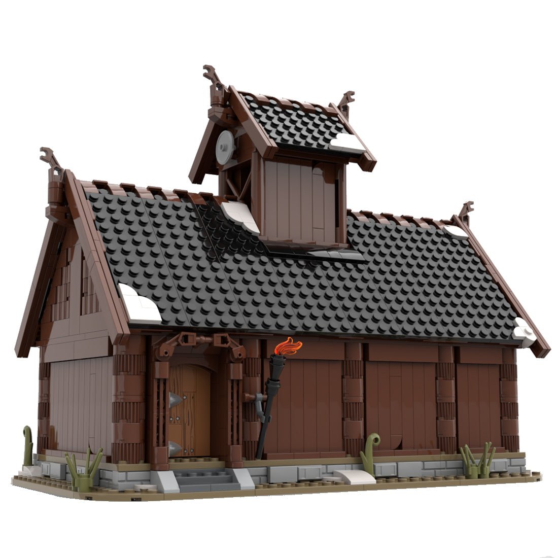 MOC - 104429 Viking God House Klemmbausteine - LesDiy - Klemmbausteine