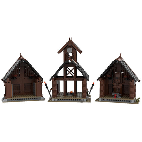MOC - 104429 Viking God House Klemmbausteine - LesDiy - Klemmbausteine