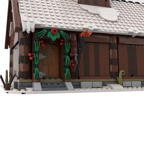 MOC - 104429 Winter Viking God House Klemmbausteine - LesDiy - Klemmbausteine
