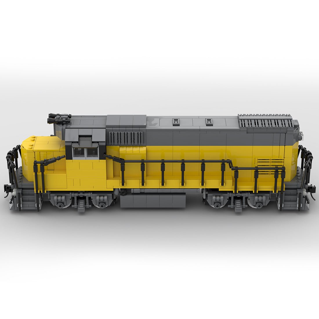 MOC - 104681 Union Pacific GP15 Retro - Zug Klemmbausteine - LesDiy - Klemmbausteine
