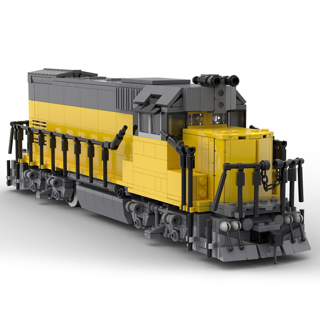 MOC - 104681 Union Pacific GP15 Retro - Zug Klemmbausteine - LesDiy - Klemmbausteine