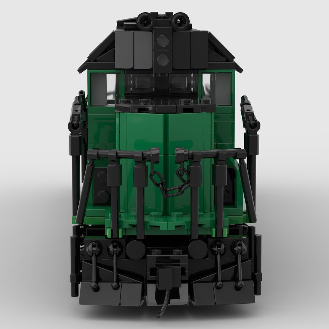 MOC - 104685 Burlington Northern GP15 Retro - Zug - LesDiy - Klemmbausteine