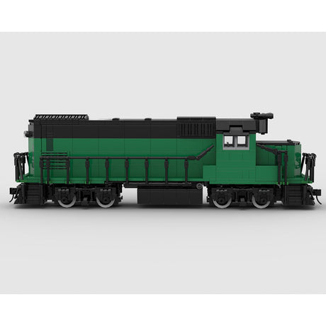 MOC - 104685 Burlington Northern GP15 Retro - Zug - LesDiy - Klemmbausteine