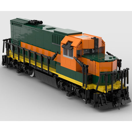 MOC - 104695 GP15 Retro - Zug - LesDiy - Klemmbausteine
