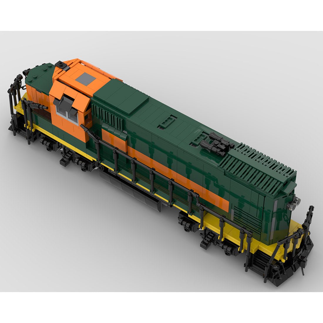 MOC - 104695 GP15 Retro - Zug - LesDiy - Klemmbausteine
