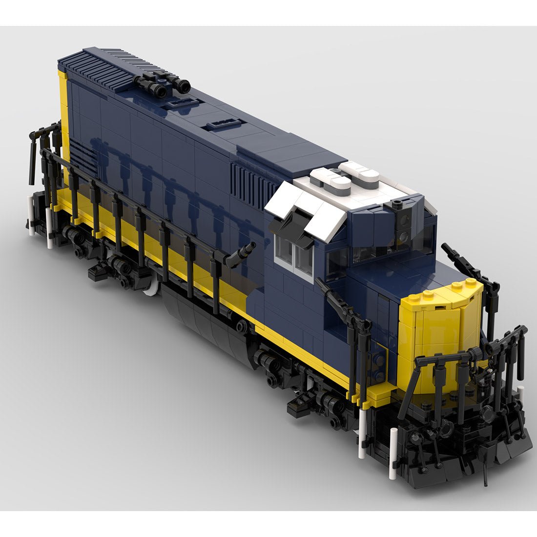 MOC - 104697 CSX GP15 Retro - Zug - LesDiy - Klemmbausteine