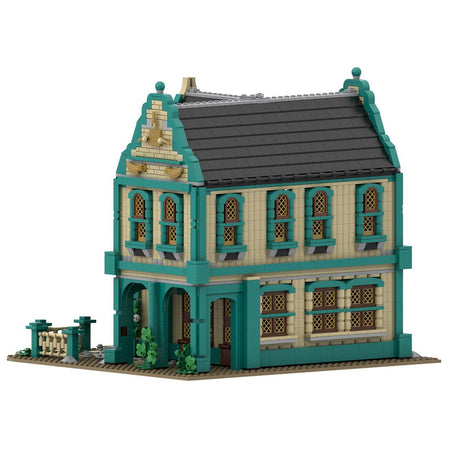 MOC - 105517 Colonial Bath House Klemmbausteine - LesDiy - Klemmbausteine