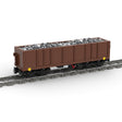 MOC - 105691 Open Goods Wagon 4 - axles (Eaos) Klemmbuateine - LesDiy - Klemmbausteine