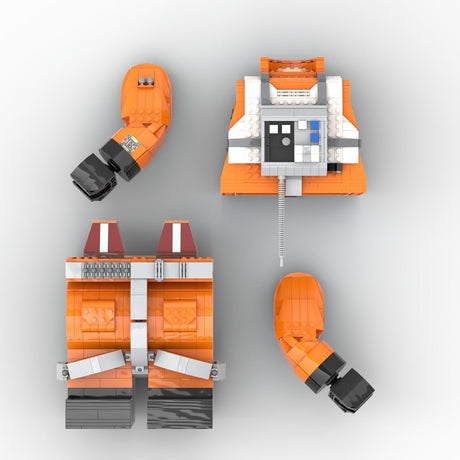 MOC - 105887 Luke Skywalker Klemmbausteine - LesDiy - Klemmbausteine