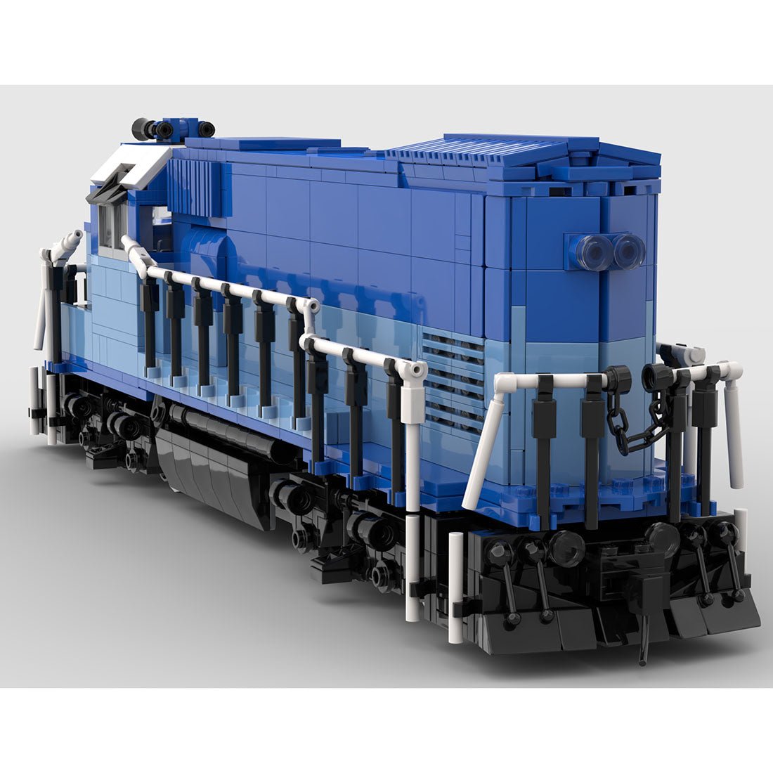 MOC - 105950 GP15 - Zug der Bay Coast Railroad - LesDiy - Klemmbausteine