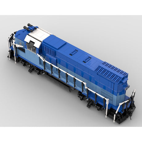 MOC - 105950 GP15 - Zug der Bay Coast Railroad - LesDiy - Klemmbausteine