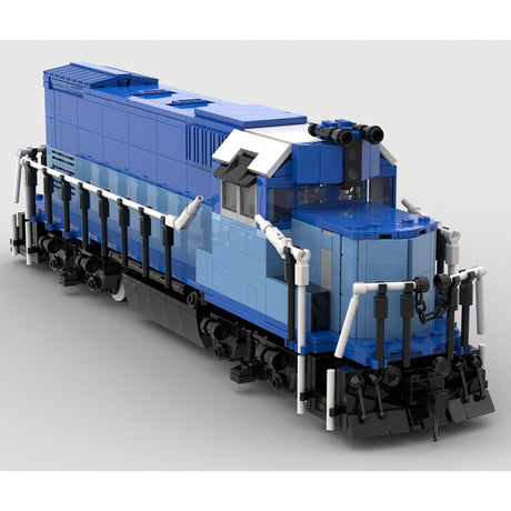 MOC - 105950 GP15 - Zug der Bay Coast Railroad - LesDiy - Klemmbausteine