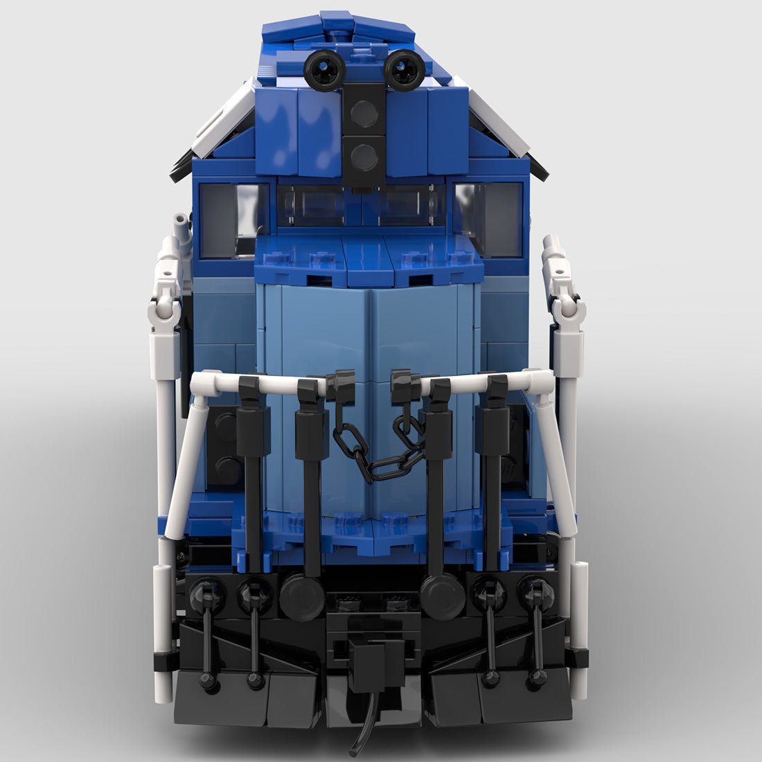 MOC - 105950 GP15 - Zug der Bay Coast Railroad - LesDiy - Klemmbausteine